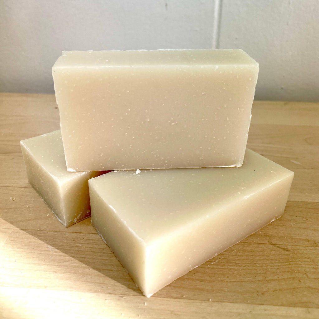 Unscented organic bar soap